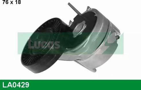 Lucas Engine Drive LA0429 - Натягувач ременя, клинові зуб. autocars.com.ua