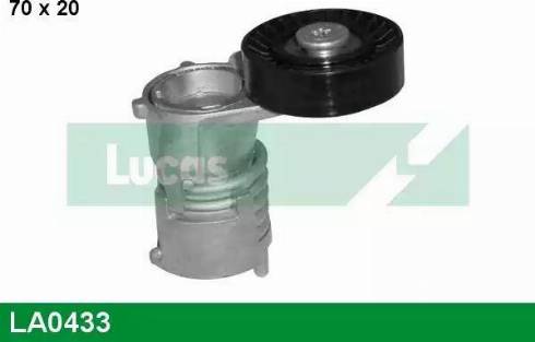 Lucas Engine Drive LA0433 - Натяжитель, поликлиновый ремень autodnr.net