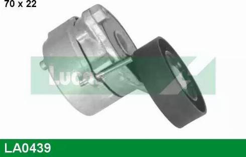 Lucas Engine Drive LA0439 - Натягувач ременя, клинові зуб. autocars.com.ua