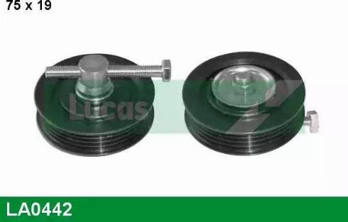 Lucas Engine Drive LA0442 - Направляющий ролик, поликлиновый ремень autodnr.net