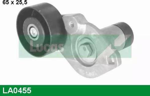 Lucas Engine Drive LA0455 - Натягувач ременя, клинові зуб. autocars.com.ua