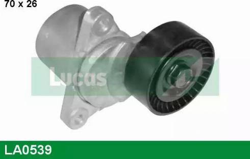 Lucas Engine Drive LA0539 - Натягувач ременя, клинові зуб. autocars.com.ua