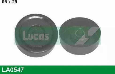 Lucas Engine Drive LA0547 - Паразитний / провідний ролик, поліклиновий ремінь autocars.com.ua