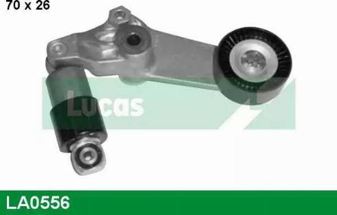 Lucas Engine Drive LA0556 - Натягувач ременя, клинові зуб. autocars.com.ua