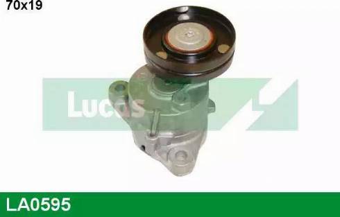 Lucas Engine Drive LA0595 - Натягувач ременя, клинові зуб. autocars.com.ua