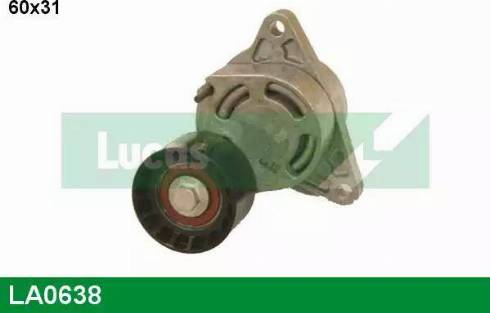 Lucas Engine Drive LA0638 - Натяжитель, поликлиновый ремень autodnr.net