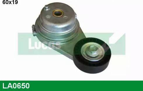 Lucas Engine Drive LA0650 - Натягувач ременя, клинові зуб. autocars.com.ua