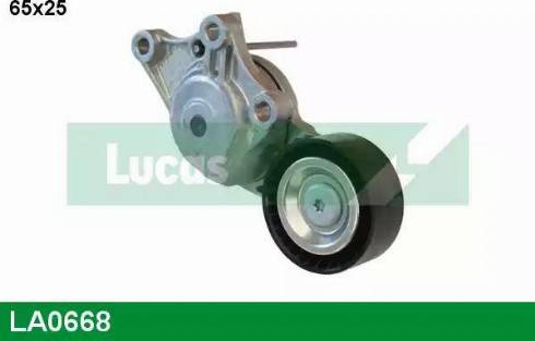 Lucas Engine Drive LA0668 - Натягувач ременя, клинові зуб. autocars.com.ua