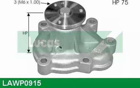 Lucas Engine Drive LAWP0915 - Водяний насос autocars.com.ua