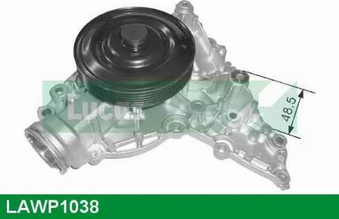 Lucas Engine Drive LAWP1038 - Водяний насос autocars.com.ua