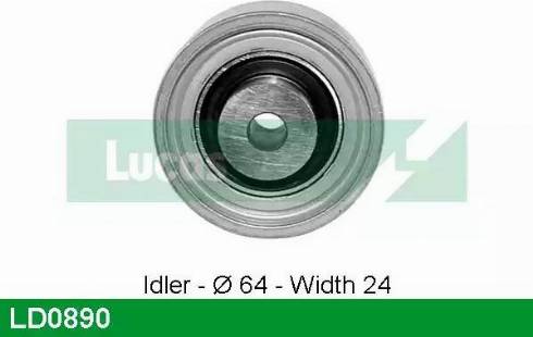 Lucas Engine Drive LD0890 - Натяжной ролик, ремень ГРМ autodnr.net