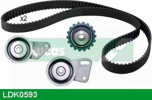 Lucas Engine Drive LDK0593 - Комплект ременя ГРМ autocars.com.ua