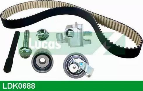 Lucas Engine Drive LDK0688 - Комплект ременя ГРМ autocars.com.ua