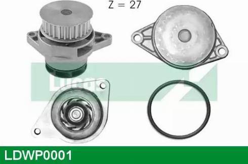 Lucas Engine Drive LDWP0001 - Водяний насос autocars.com.ua