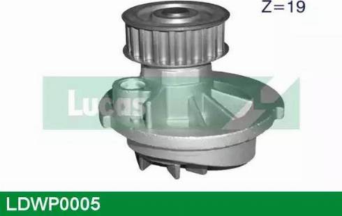 Lucas Engine Drive LDWP0005 - Водяний насос autocars.com.ua
