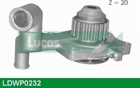 Lucas Engine Drive LDWP0232 - Водяний насос autocars.com.ua