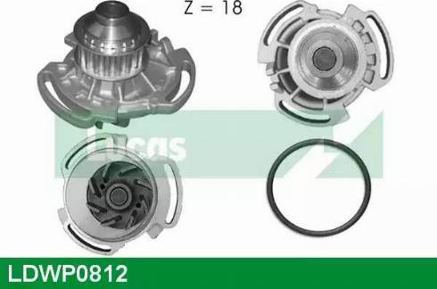 Lucas Engine Drive LDWP0812 - Водяний насос autocars.com.ua