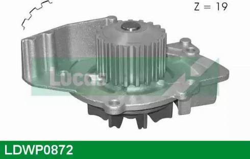 Lucas Engine Drive LDWP0872 - Водяний насос autocars.com.ua
