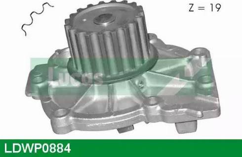 Lucas Engine Drive LDWP0884 - Водяний насос autocars.com.ua