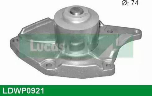 Lucas Engine Drive LDWP0921 - Водяний насос autocars.com.ua