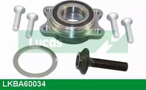 Lucas Engine Drive LKBA60034 - Комплект підшипника маточини колеса autocars.com.ua