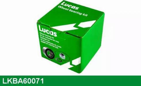 Lucas Engine Drive LKBA60071 - Комплект підшипника маточини колеса autocars.com.ua