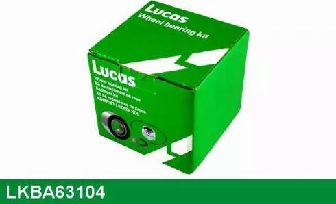 Lucas Engine Drive LKBA63104 - Комплект підшипника маточини колеса autocars.com.ua