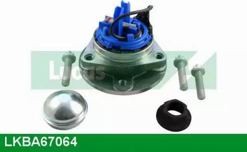 Lucas Engine Drive LKBA67064 - Комплект підшипника маточини колеса autocars.com.ua