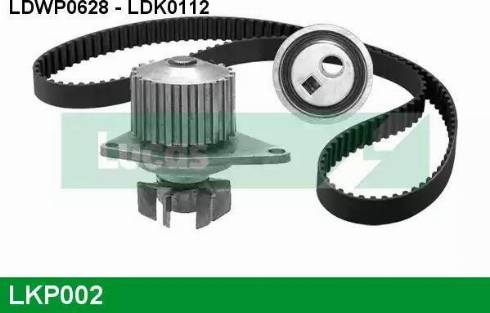 Lucas Engine Drive LKP002 - Водяний насос + комплект зубчатого ременя autocars.com.ua