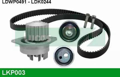 Lucas Engine Drive LKP003 - Водяний насос + комплект зубчатого ременя autocars.com.ua