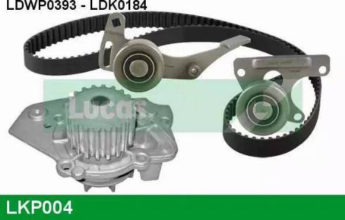 Lucas Engine Drive LKP004 - Водяний насос + комплект зубчатого ременя autocars.com.ua