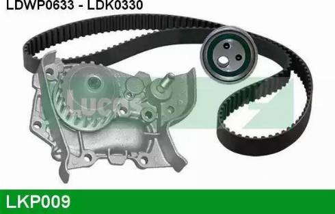 Lucas Engine Drive LKP009 - Водяний насос + комплект зубчатого ременя autocars.com.ua
