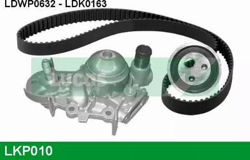 Lucas Engine Drive LKP010 - Водяний насос + комплект зубчатого ременя autocars.com.ua
