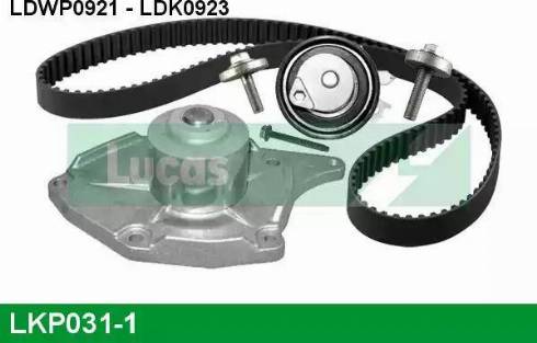 Lucas Engine Drive LKP031-1 - Водяний насос + комплект зубчатого ременя autocars.com.ua