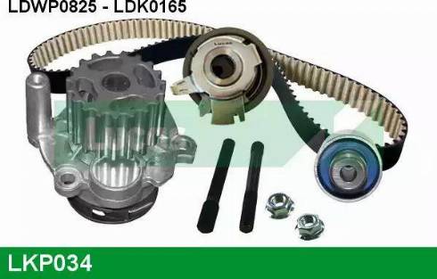 Lucas Engine Drive LKP034 - Водяний насос + комплект зубчатого ременя autocars.com.ua