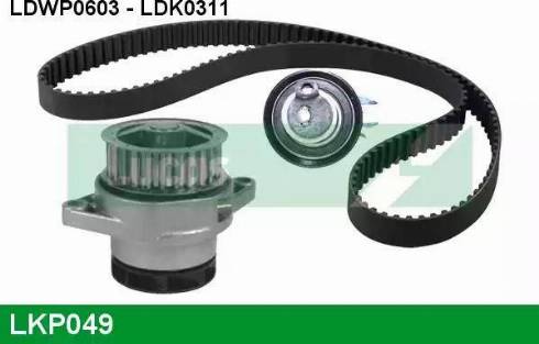 Lucas Engine Drive LKP049 - Водяний насос + комплект зубчатого ременя autocars.com.ua