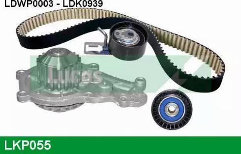 Lucas Engine Drive LKP055 - Водяний насос + комплект зубчатого ременя autocars.com.ua