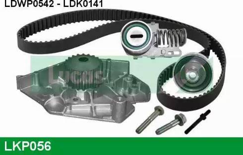Lucas Engine Drive LKP056 - Водяний насос + комплект зубчатого ременя autocars.com.ua