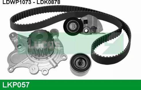 Lucas Engine Drive LKP057 - Водяной насос + комплект зубчатого ремня autodnr.net