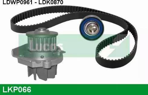 Lucas Engine Drive LKP066 - Водяний насос + комплект зубчатого ременя autocars.com.ua