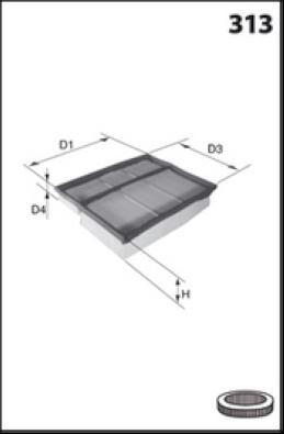 Lucas Filters LFAF438 - Повітряний фільтр autocars.com.ua