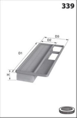 Lucas Filters LFAF744 - Повітряний фільтр autocars.com.ua