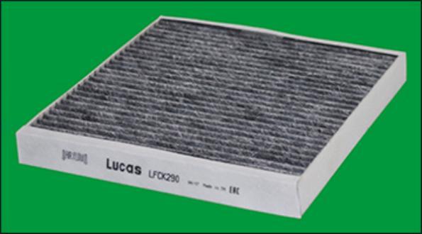 Lucas Filters LFCK290 - Фільтр, повітря у внутрішній простір autocars.com.ua