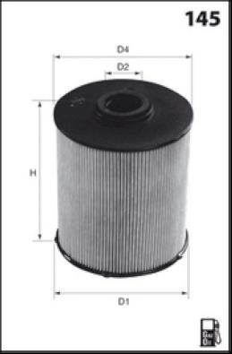 Lucas Filters LFDE295 - Паливний фільтр autocars.com.ua