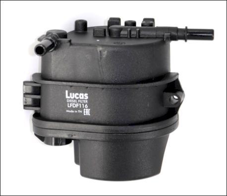 Lucas Filters LFDF116 - Паливний фільтр autocars.com.ua