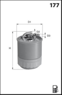 Lucas Filters LFDF271 - Топливный фильтр autodnr.net