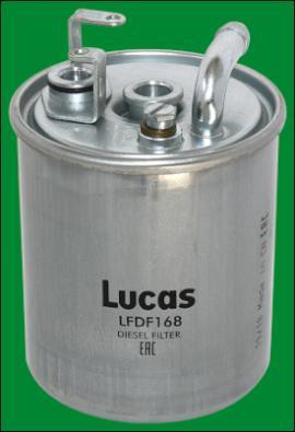 Lucas Filters LFDF168 - Паливний фільтр autocars.com.ua