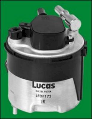 Lucas Filters LFDF173 - Паливний фільтр autocars.com.ua