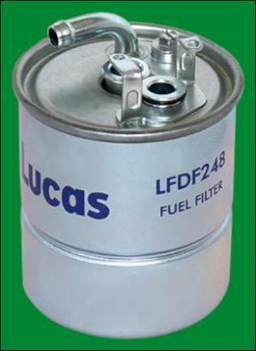 Lucas Filters LFDF248 - Паливний фільтр autocars.com.ua