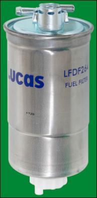 Lucas Filters LFDF264 - Паливний фільтр autocars.com.ua